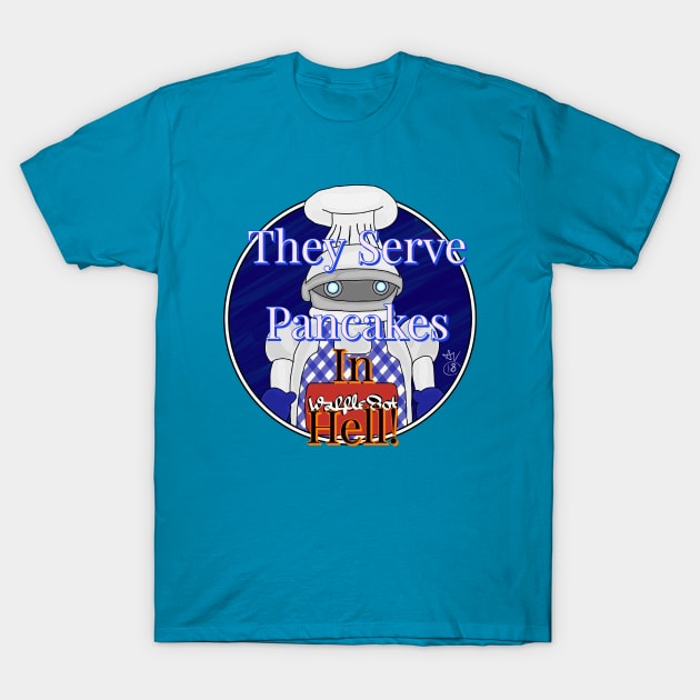 Waffle Bot T-Shirt by AndrewValdezVisuals